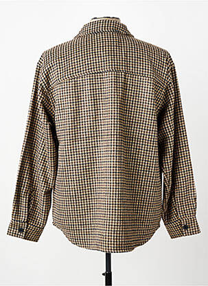 Kasdienis švarkas tiesi kirpimas rudas JACK & JONES vyras