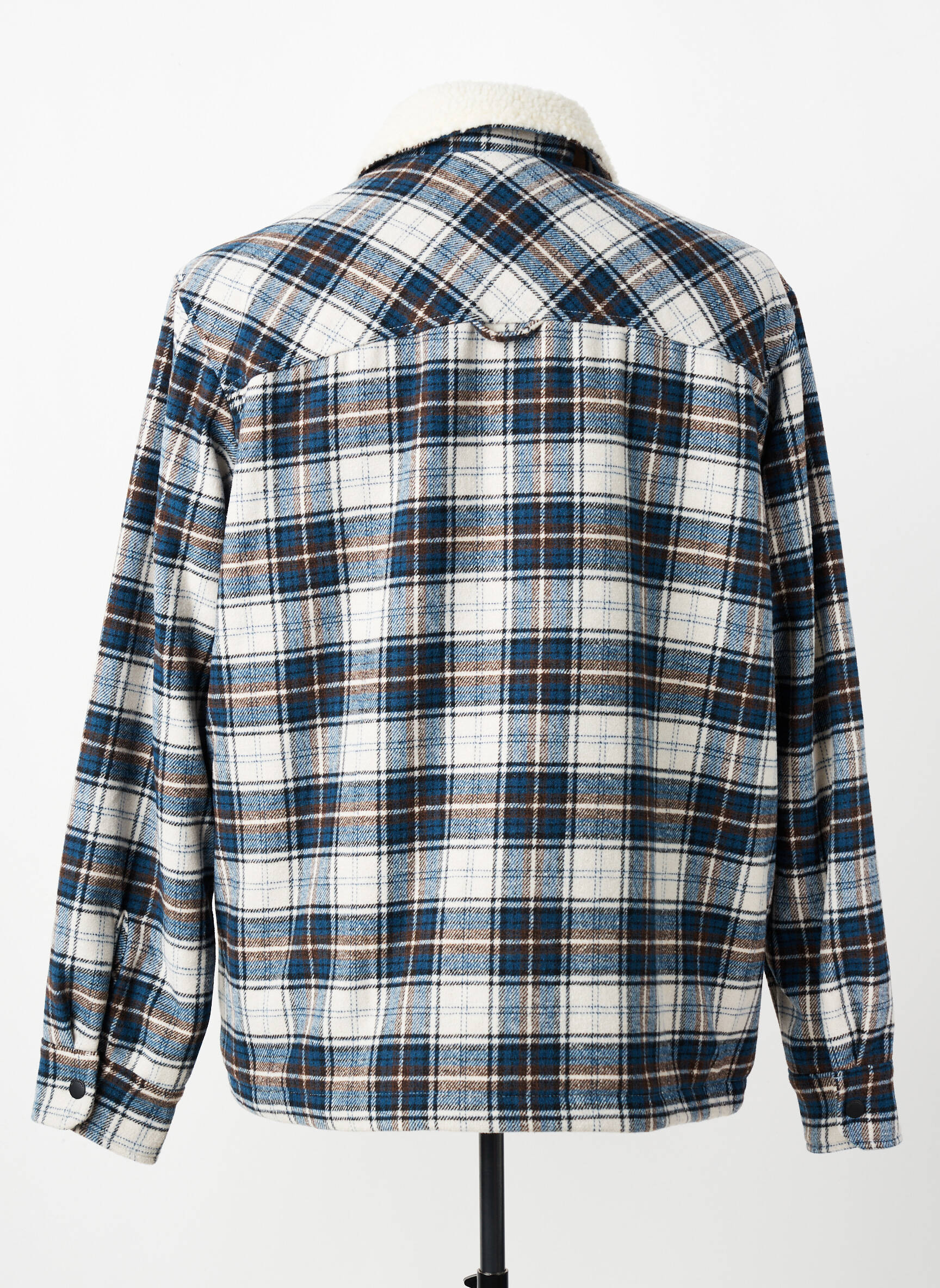 Kasdienis švarkas vidinė apdaila su dirbtine pūka mėlyna JACK & JONES vyras
