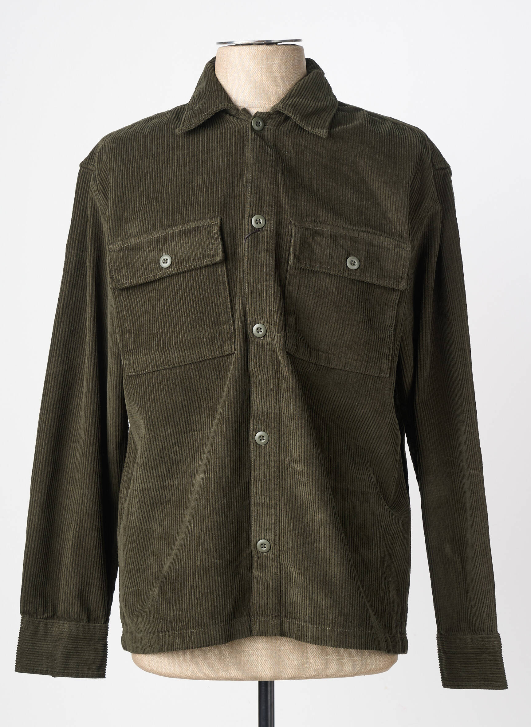 Kasdienis švarkas tiesi kirpimas žalias JACK & JONES vyras
