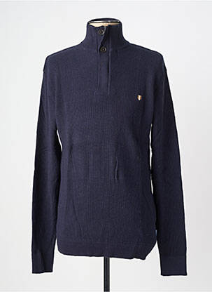 Megztinis tamprumas ilgos rankovės mėlyna JACK & JONES vyras