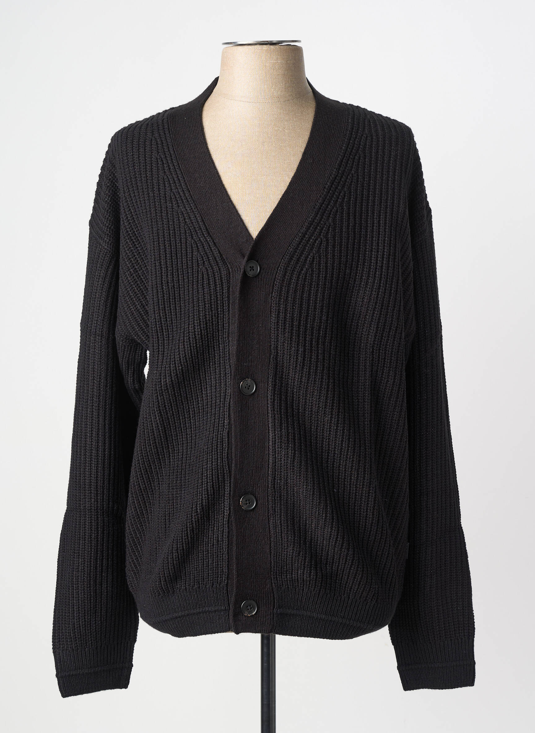 Ilgų rankovių liemenė col v juodas JACK & JONES vyras