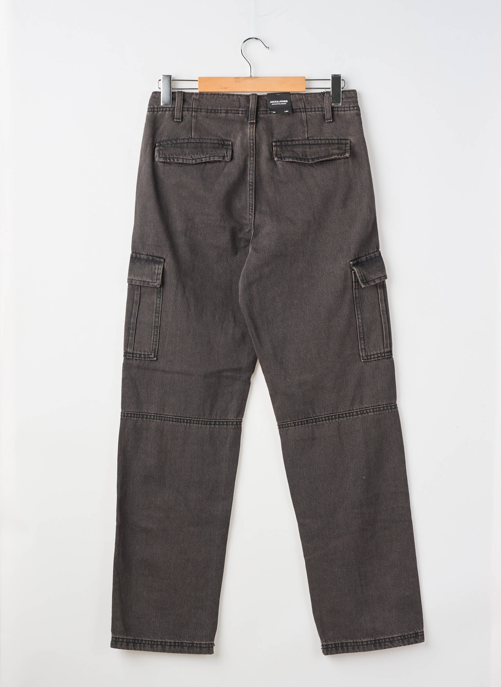 Kargo kelnė tiesi kirpimas normala dydis pilka JACK & JONES vyras