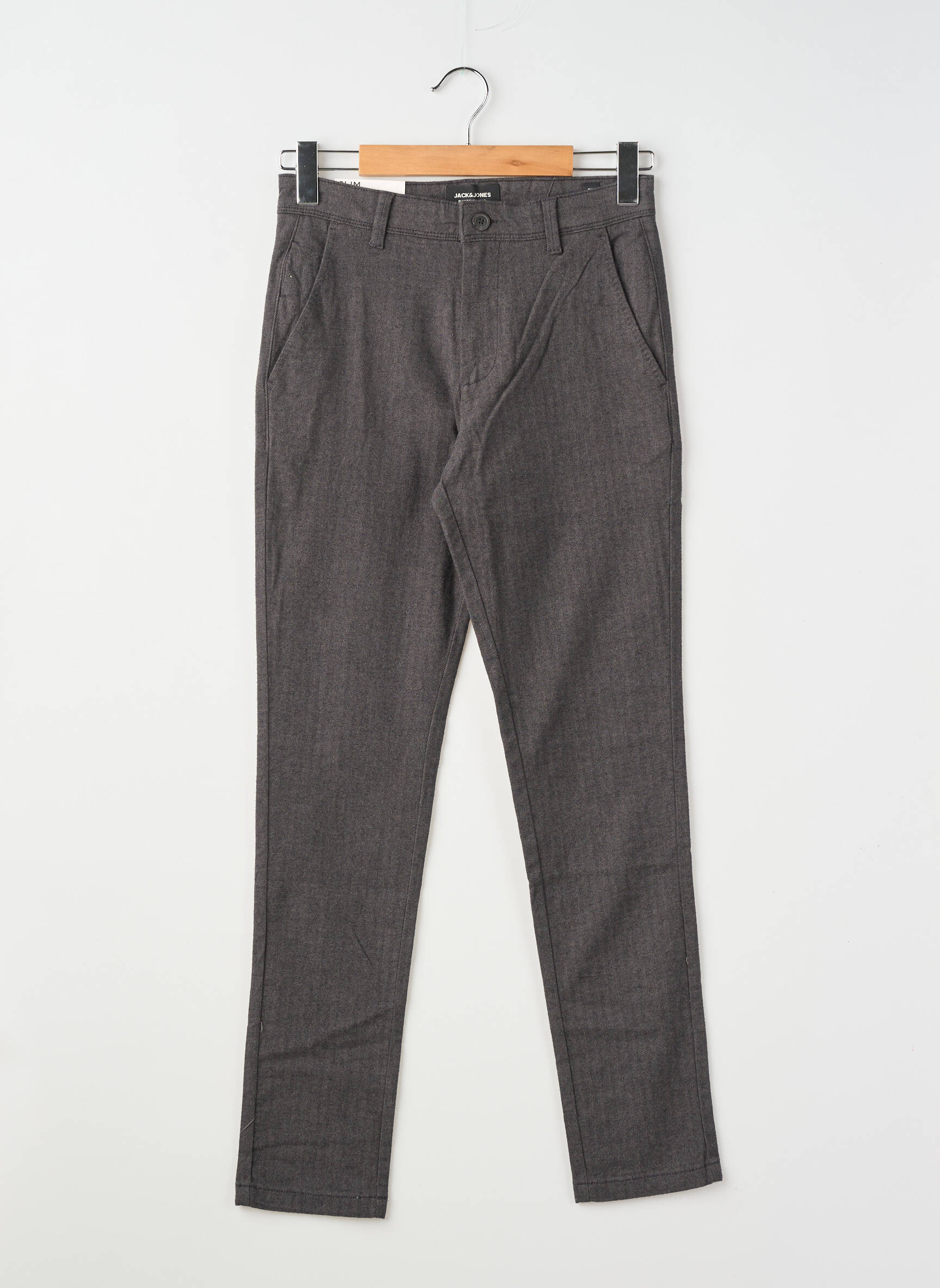 Chino kelnė chinamas audinys normala dydis pilka JACK & JONES vyras