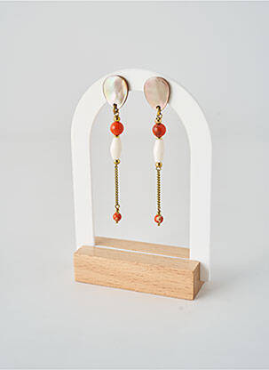 Auskarai perlų ornamentas auksas NATURE BIJOUX moteris