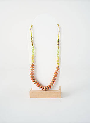 Kaklaraištis perlų ornamentas rožinė NATURE BIJOUX moteris