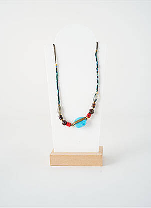 Kaklaraištis perlų ornamentas juodas NATURE BIJOUX moteris