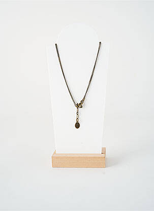 Kaklaraištis perlų ornamentas juodas NATURE BIJOUX moteris