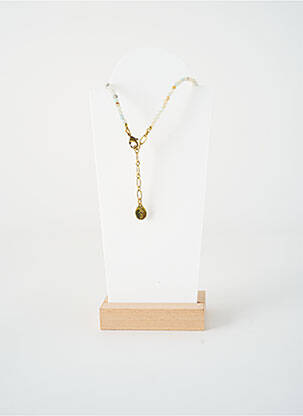 Kaklaraištis perlų ornamentas mėlyna NATURE BIJOUX moteris