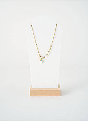Kaklaraištis perlų ornamentas baltas NATURE BIJOUX moteris