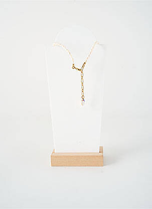 Kaklaraištis perlų ornamentas baltas NATURE BIJOUX moteris