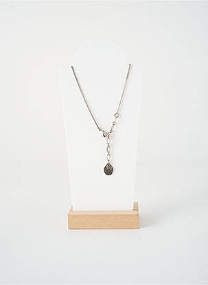 Kaklaraištis perlų ornamentas baltas NATURE BIJOUX moteris