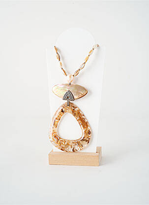 Kaklaraištis perlų ornamentas bežinis NATURE BIJOUX moteris