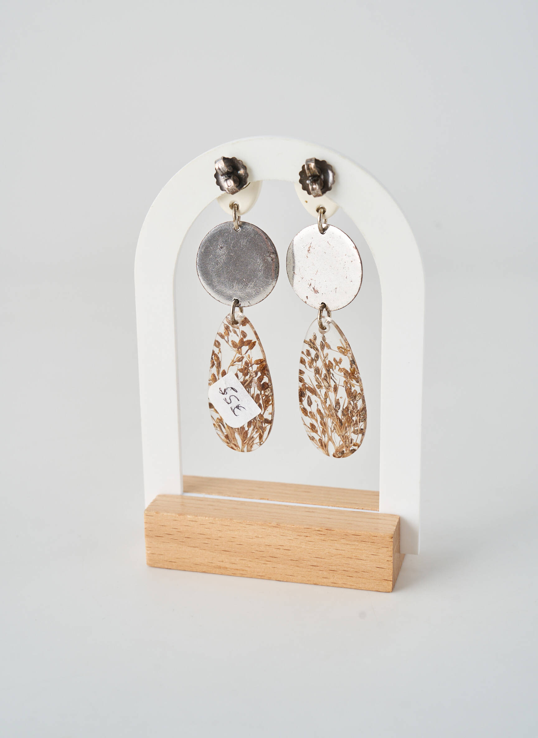 Auskarai užsegimas kilpa(s) mėlyna NATURE BIJOUX moteris