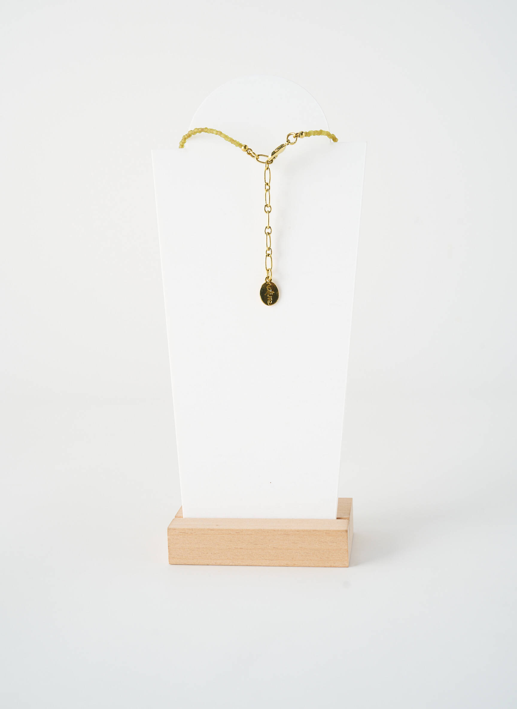 Kaklaraištis perlų ornamentas rožinė NATURE BIJOUX moteris