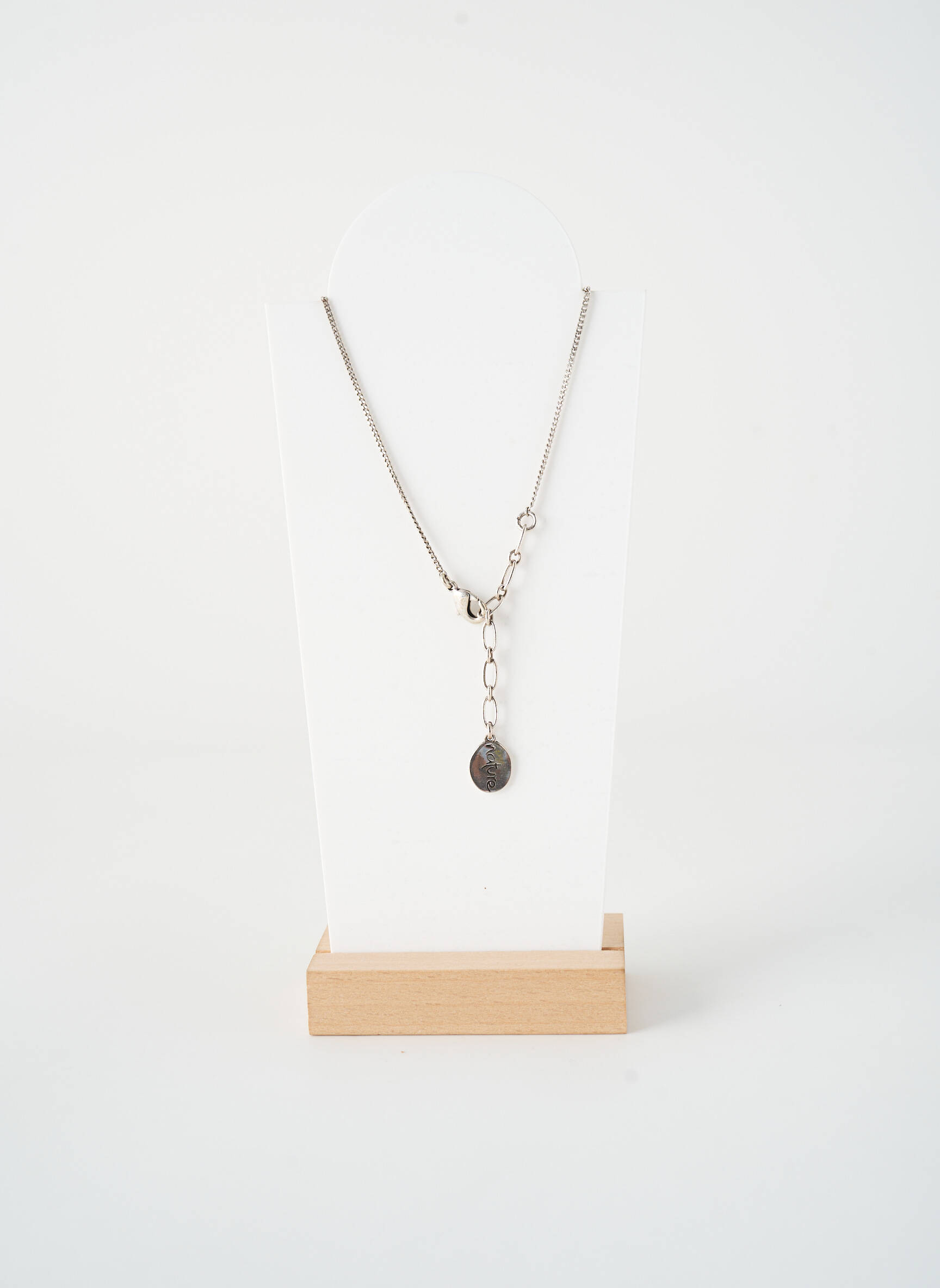 Kaklaraištis perlų ornamentas baltas NATURE BIJOUX moteris