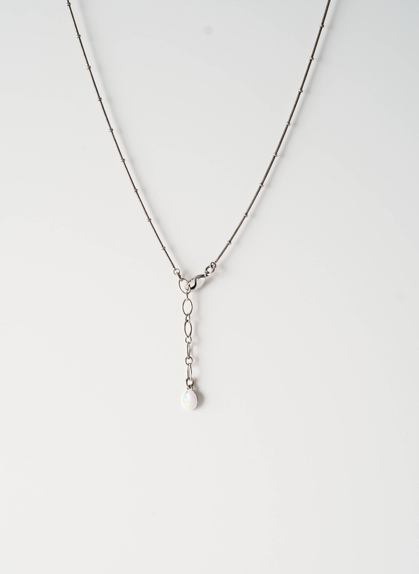 Kaklaraištis perlų ornamentas sidabrinė NATURE BIJOUX moteris