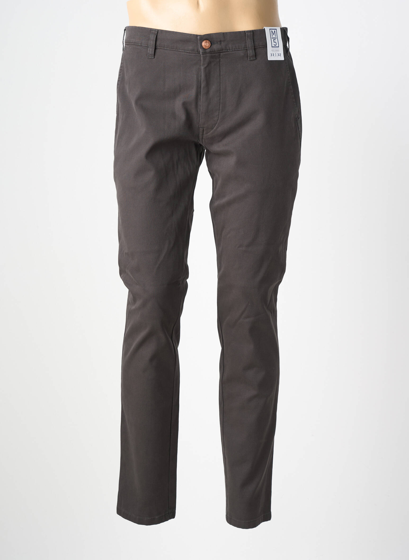 Chino kelnė tamprumas normala dydis pilka M5 BY MEYER vyras