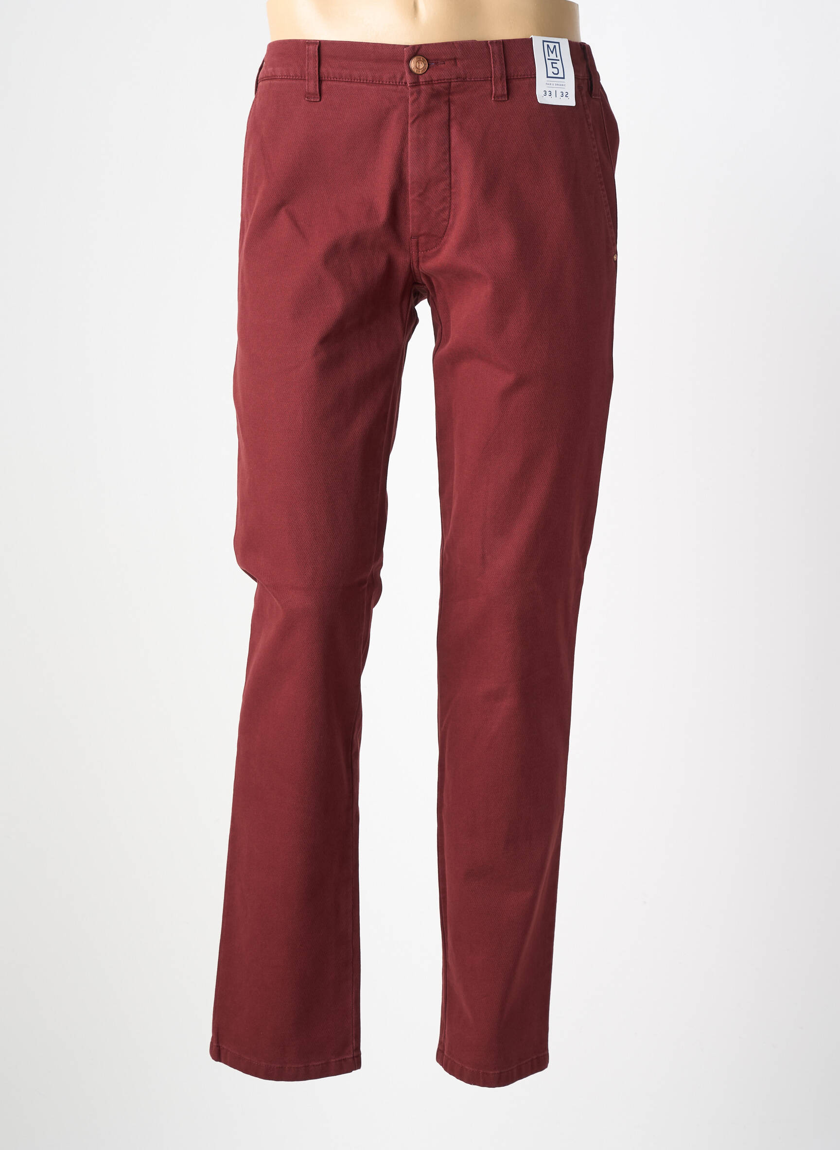 Chino kelnė chinamas audinys normala dydis raudona M5 BY MEYER vyras