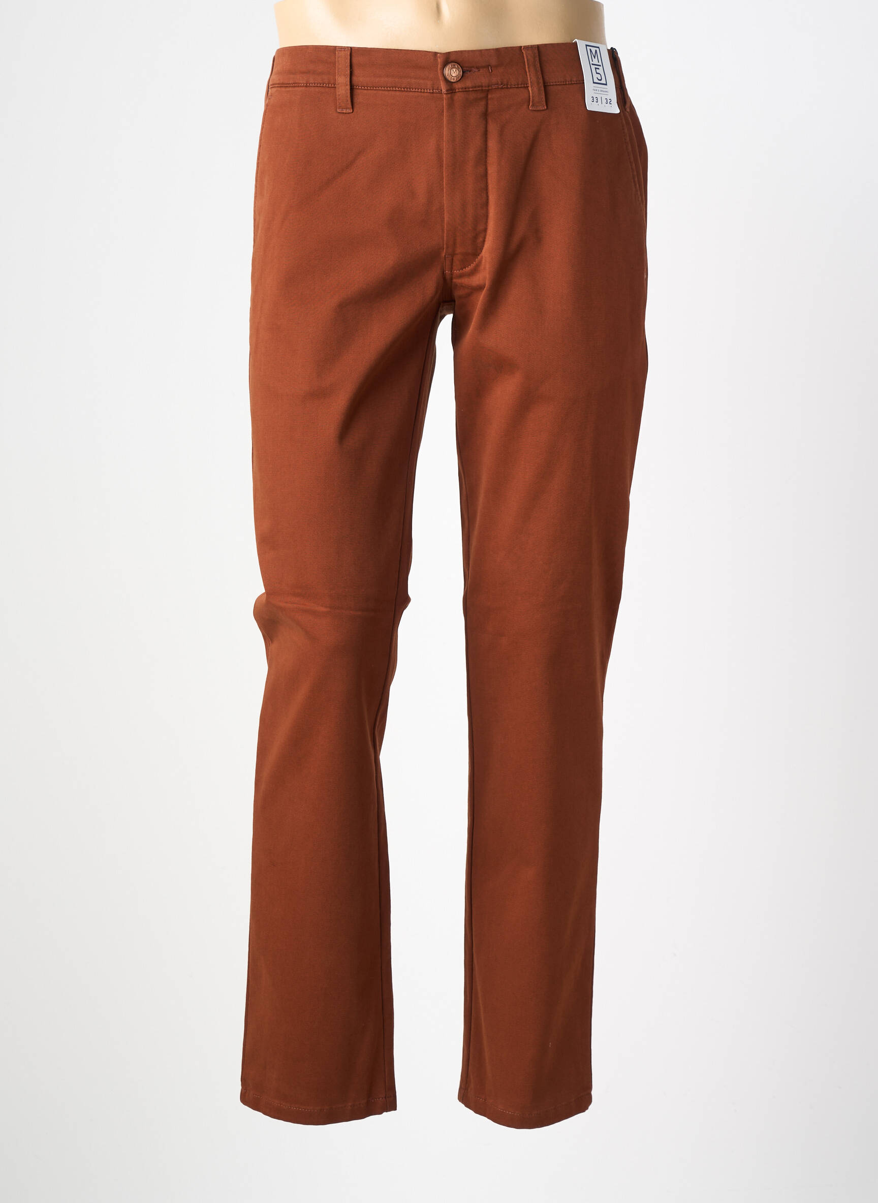 Chino kelnė tamprumas normala dydis oranžinė M5 BY MEYER vyras