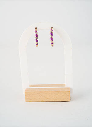 Auskarai  violetinis PHAROS JEWELLERY moteris