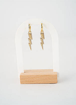 Auskarai sidabro medžiagos auksas PHAROS JEWELLERY moteris