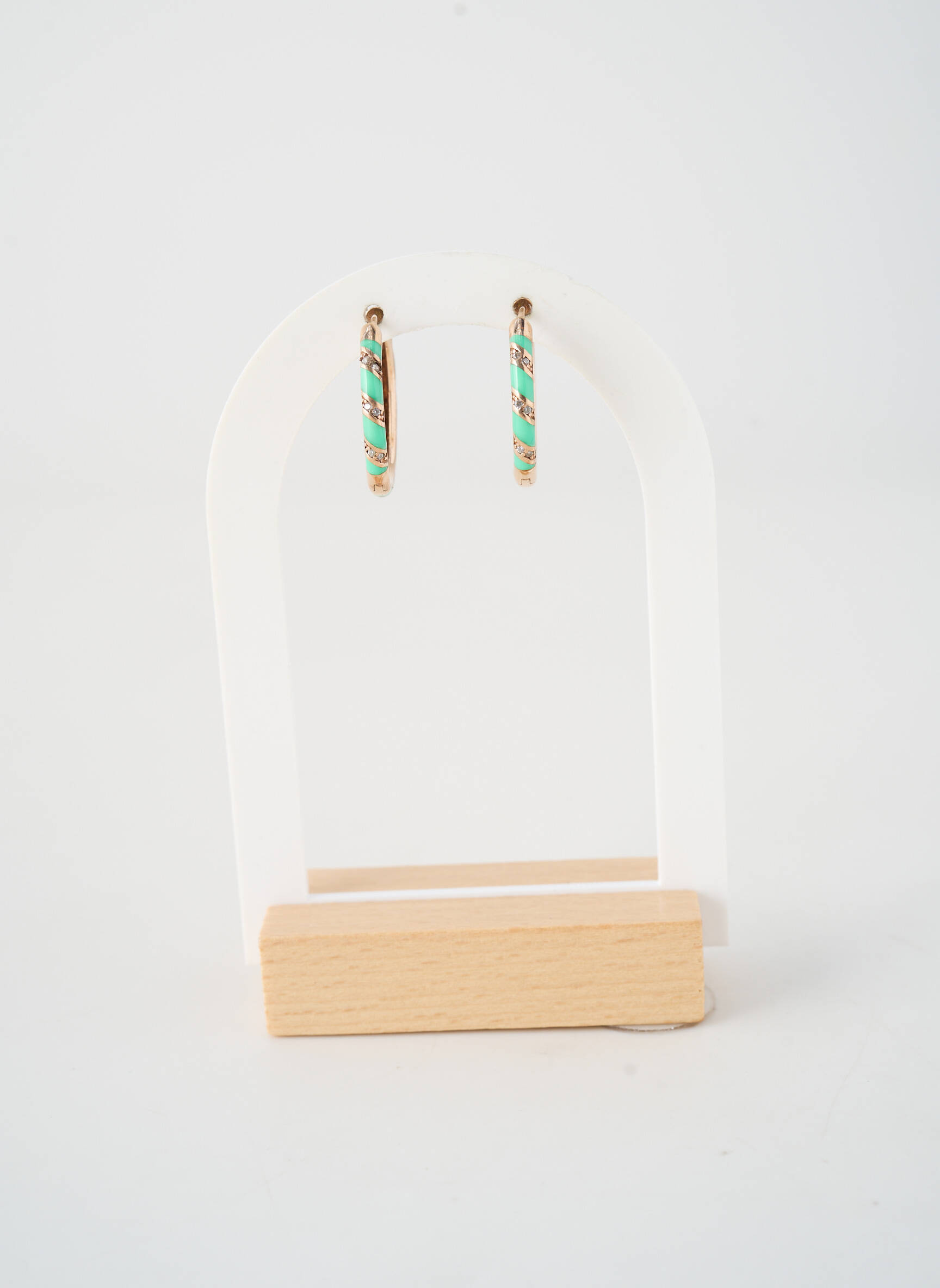 Auskarai  žalias PHAROS JEWELLERY moteris