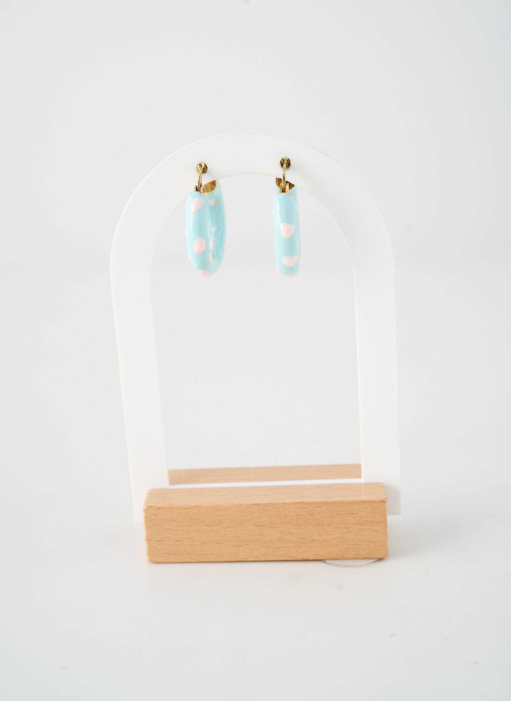 Auskarai sidabro medžiagos mėlyna PHAROS JEWELLERY moteris