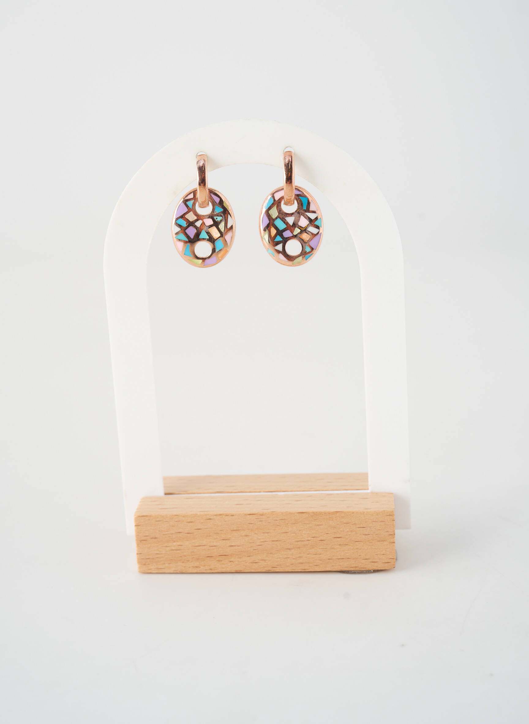Auskarai  violetinis PHAROS JEWELLERY moteris