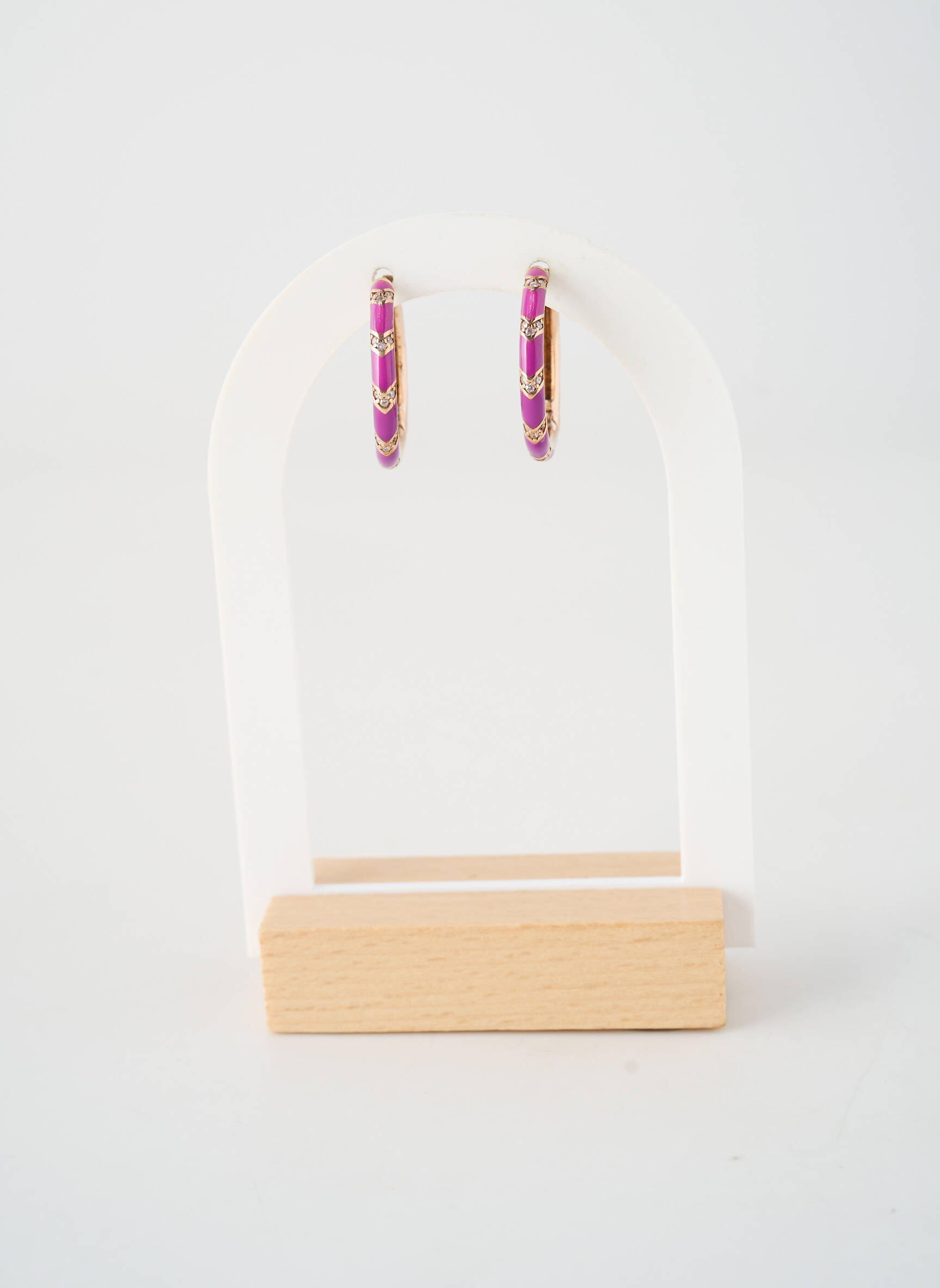 Auskarai  violetinis PHAROS JEWELLERY moteris