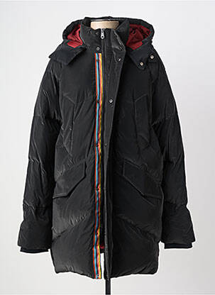 Pūkinė striukė kišenės su gobtuvu juodas PAUL SMITH vyras