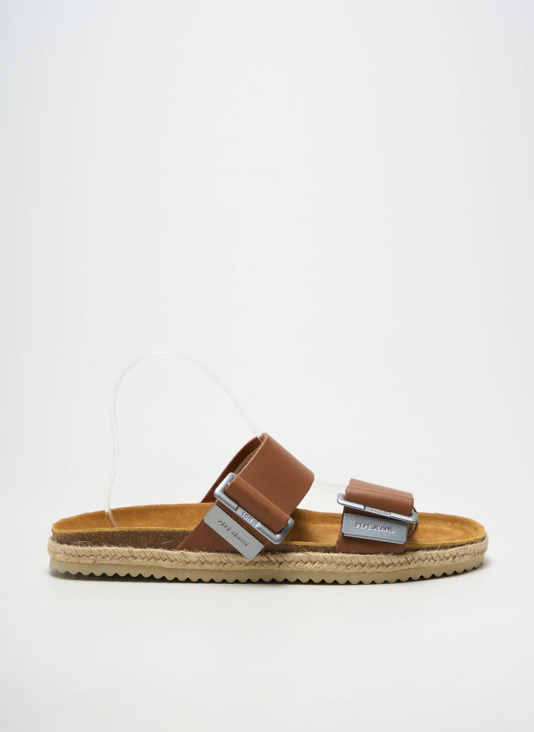 Mule/sabotai lygus medžiaga atvira pabaiga rudas PEPE JEANS vyras