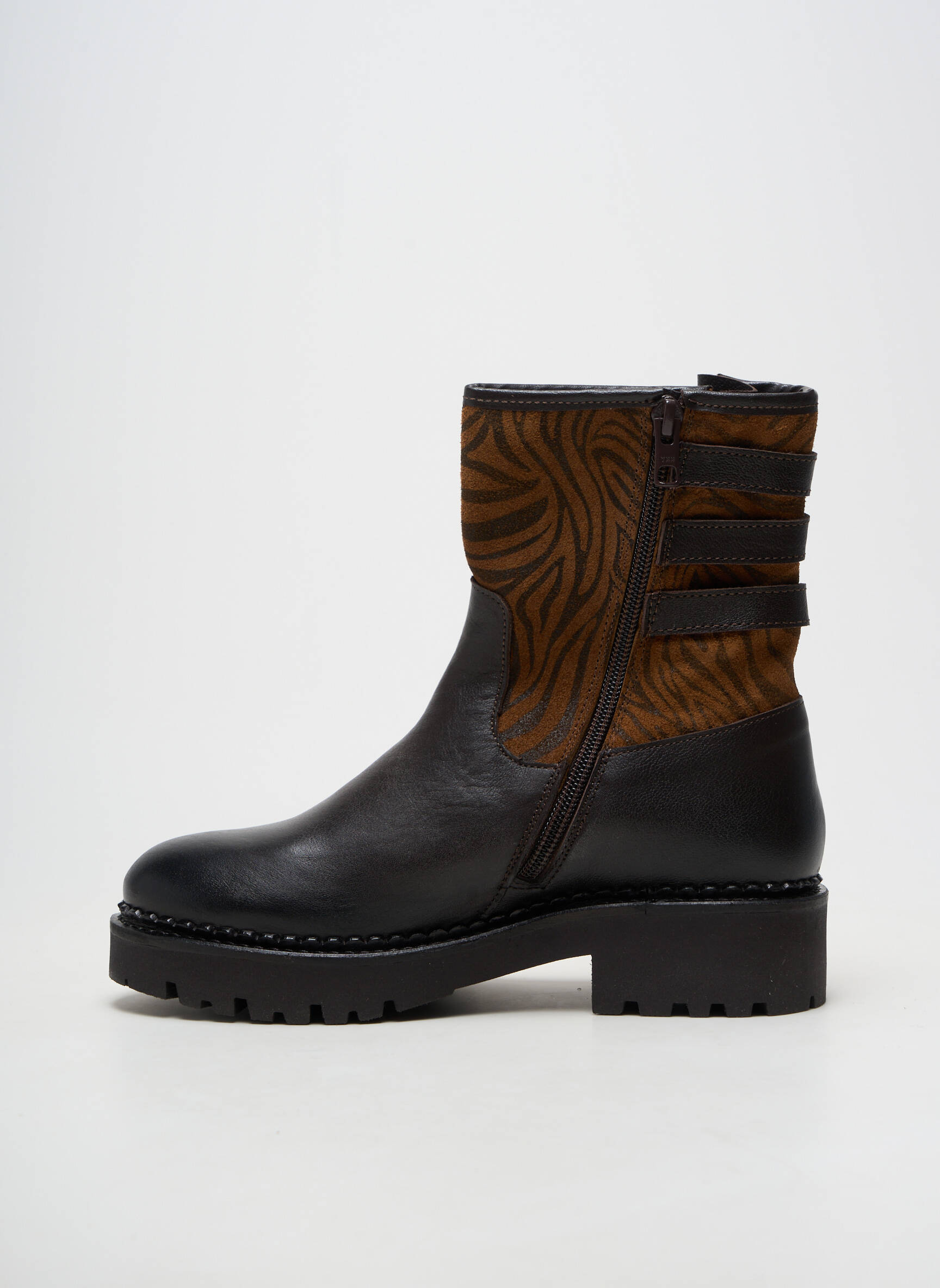Batai/botai lygus medžiaga kulnas nuo 4 iki 6 cm rudas COCO ET ABRICOT moteris
