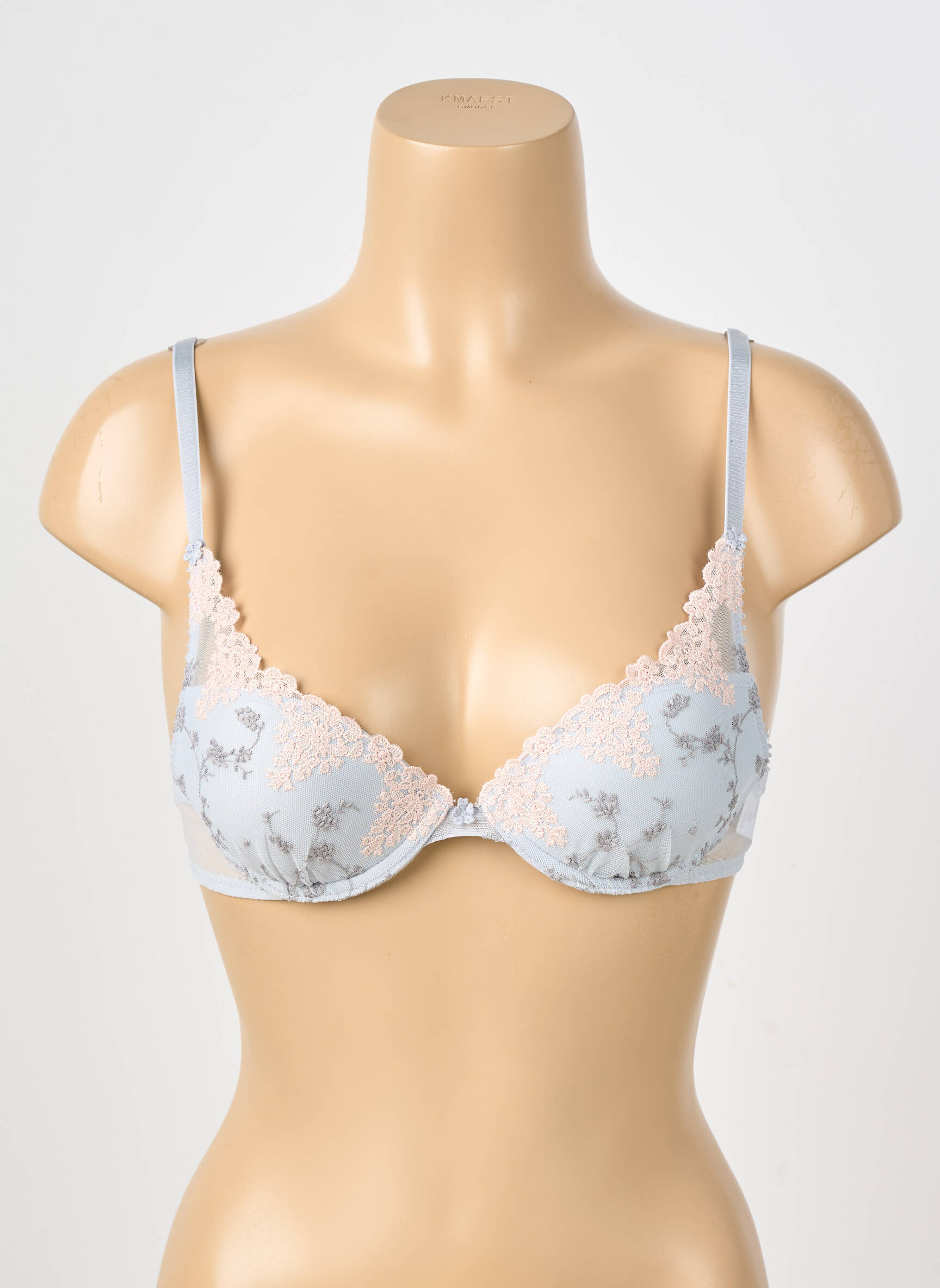 Liemenėlė push-up liemenėlė su aukštu palaikymu push-up liemenėlė su aukštu palaikymu pilka PASSIONATA moteris