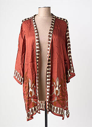 Kimono striukė ilgos rankovės rudas ANONYME DESIGNERS moteris