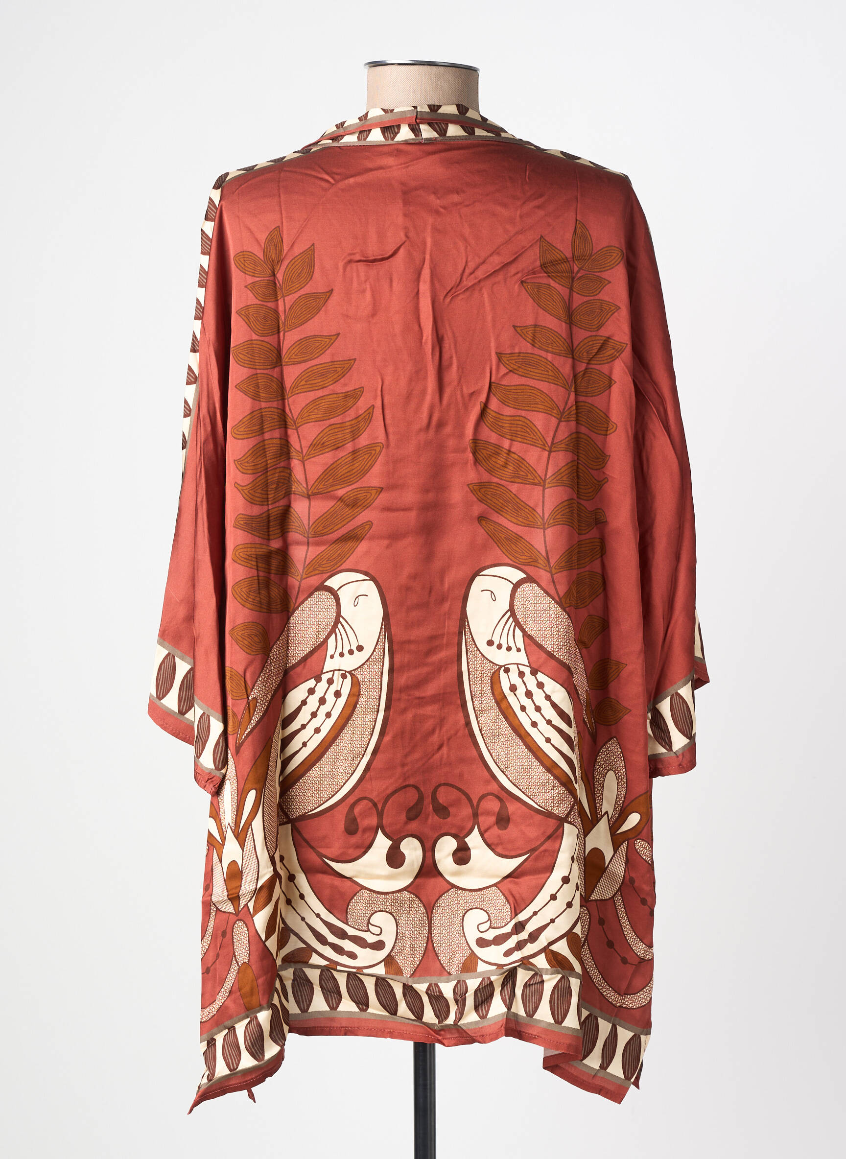 Kimono striukė ilgos rankovės rudas ANONYME DESIGNERS moteris