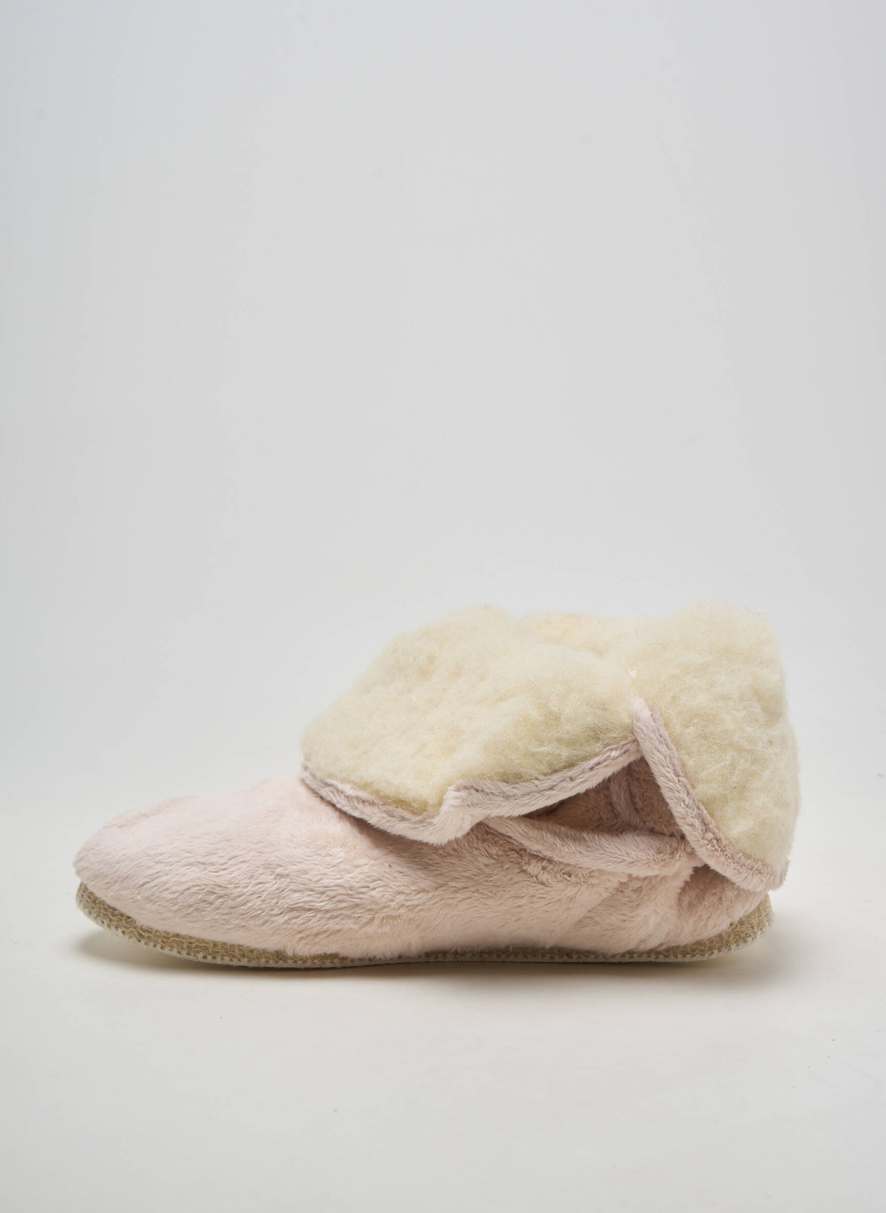 Bateliai/pantofliai aksomo audimas plokščias kulnas iki 3 cm bežinis L'ATELIER CHARENTAISES moteris