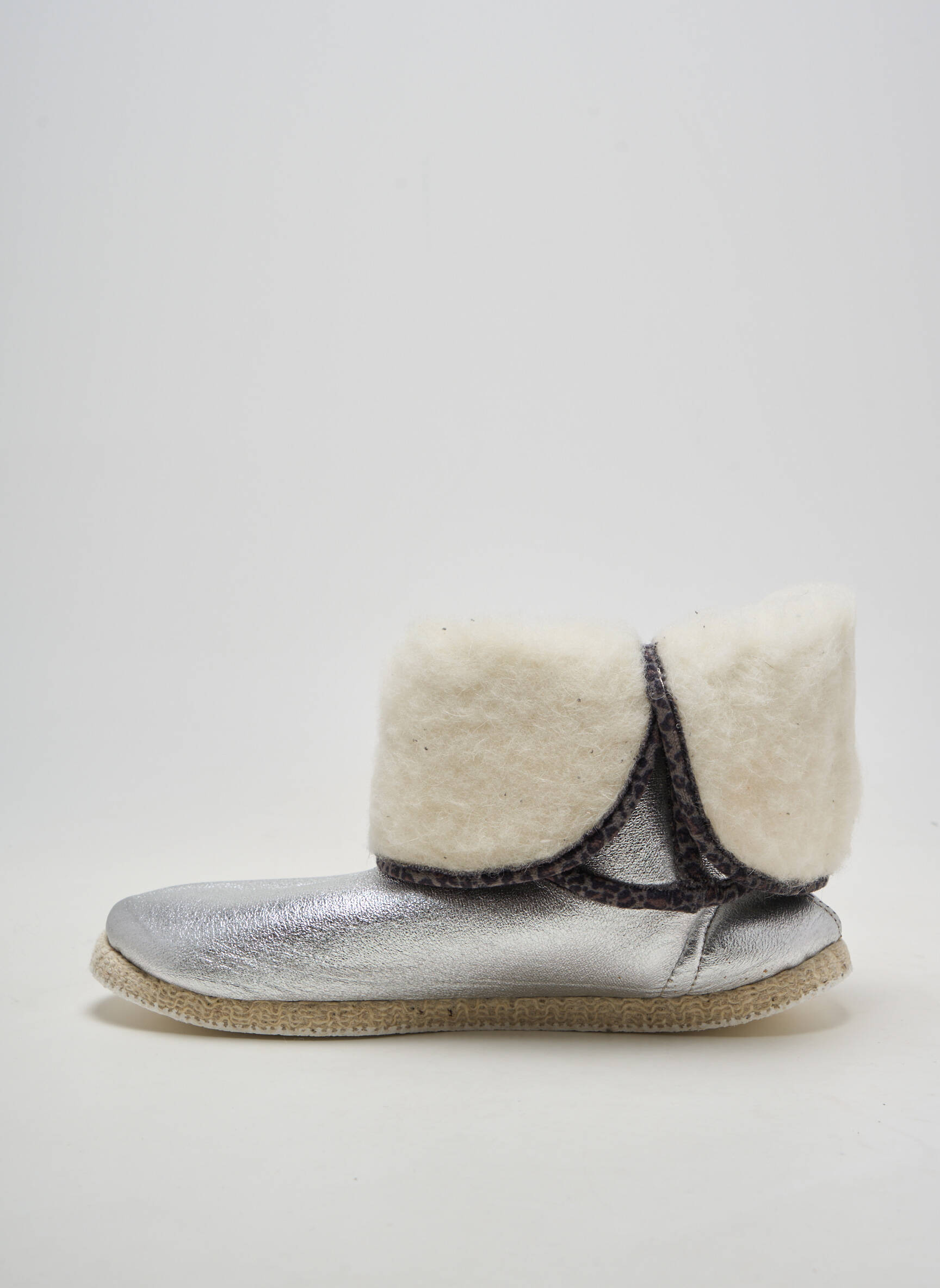 Bateliai/pantofliai satino audinys plokščias kulnas iki 3 cm sidabrinė L'ATELIER CHARENTAISES moteris