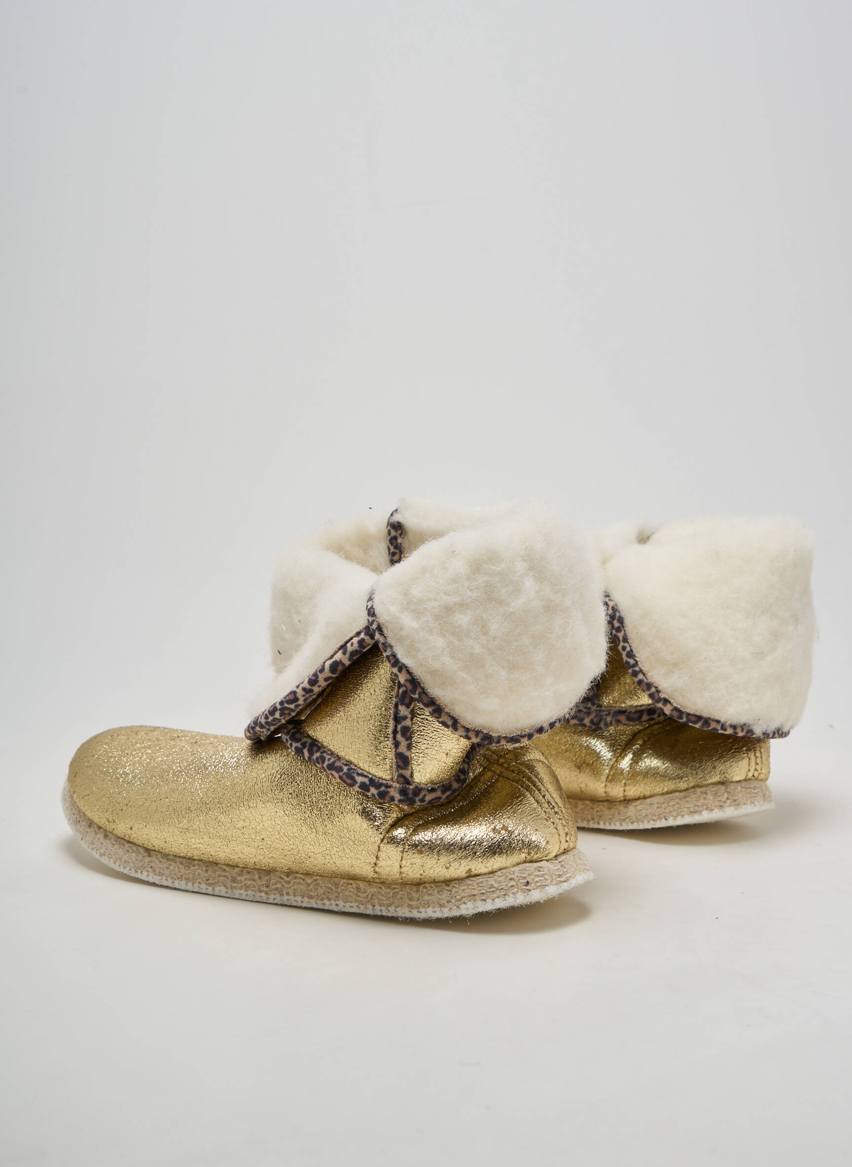 Bateliai/pantofliai satino audinys plokščias kulnas iki 3 cm auksas L'ATELIER CHARENTAISES moteris