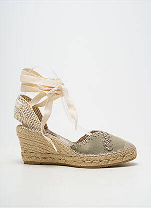 Espadrilės šnervių uždarymas kulnas nuo 7 iki 9 cm žalias SUYUTE moteris