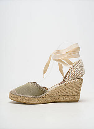 Espadrilės šnervių uždarymas kulnas nuo 7 iki 9 cm žalias SUYUTE moteris
