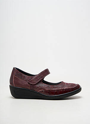 Balerinos velcro užsegimas kulnas nuo 4 iki 6 cm violetinis OTTILIA moteris