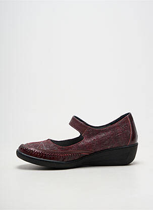 Balerinos velcro užsegimas kulnas nuo 4 iki 6 cm violetinis OTTILIA moteris