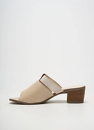 Mule/sabotai lygus medžiaga kulnas nuo 4 iki 6 cm bežinis OTTILIA moteris