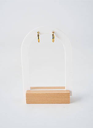 Auskarai kreminio užsegimo uždarymas auksas TATA GISELE moteris