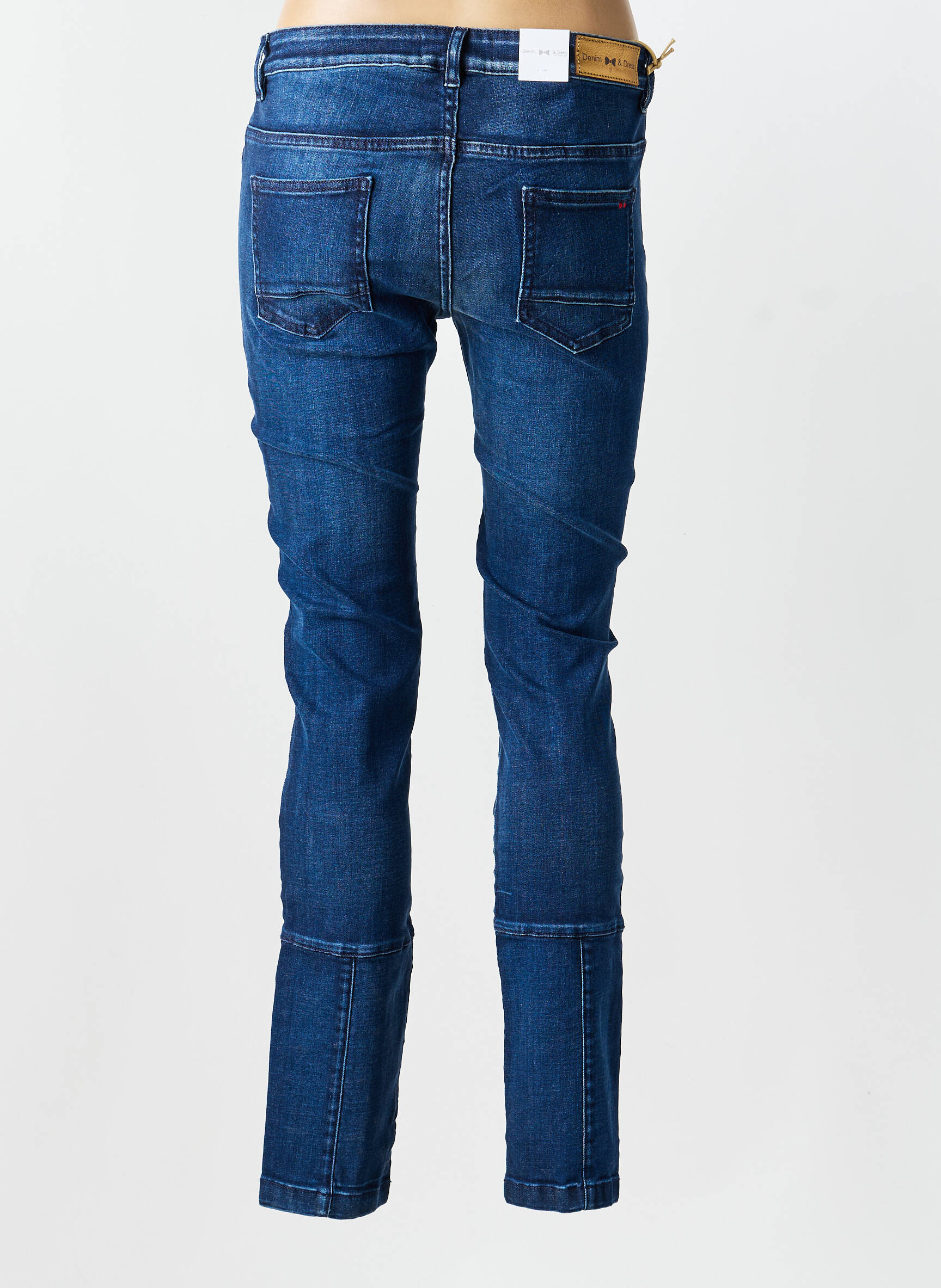 Lieknos džinsai kišenės mėlyna DENIM &DRESS moteris