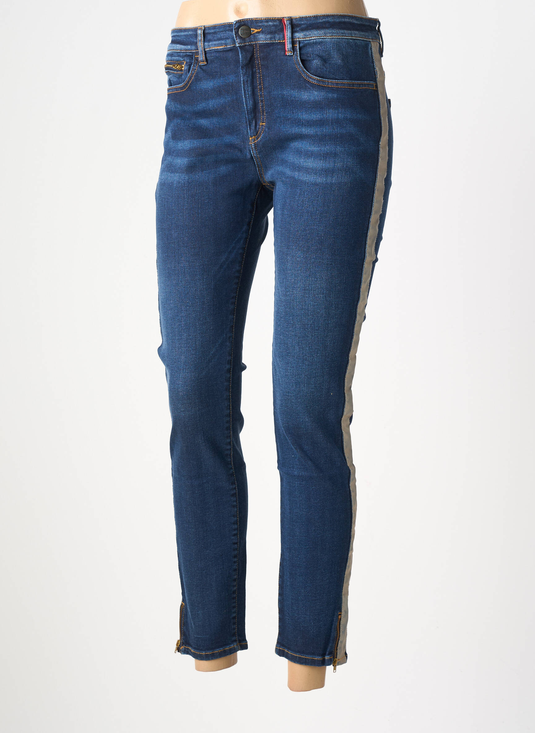 Lieknos džinsai tamprumas normala dydis mėlyna DENIM &DRESS moteris