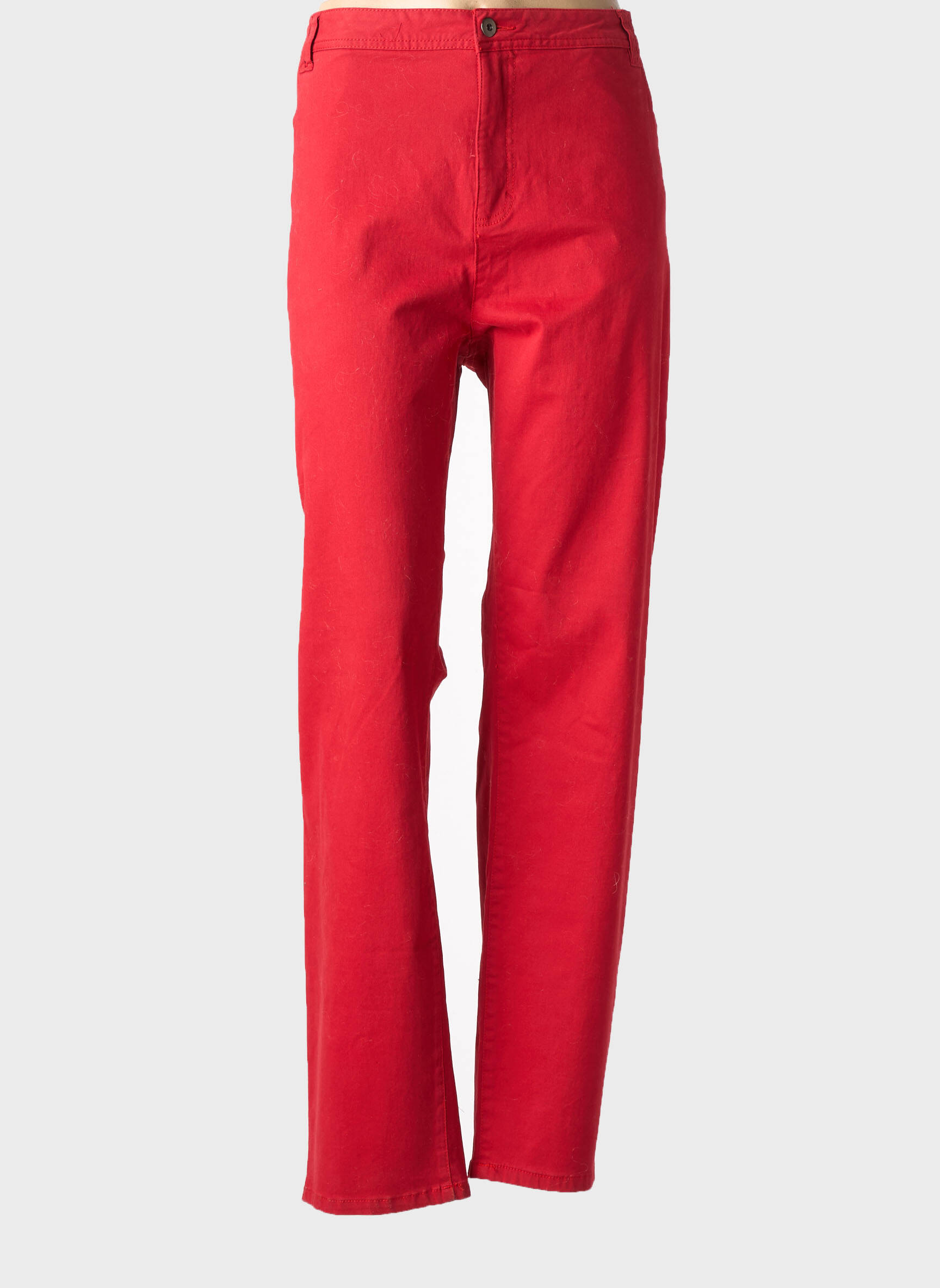 Lieknos džinsai tamprumas normala dydis raudona CISO moteris