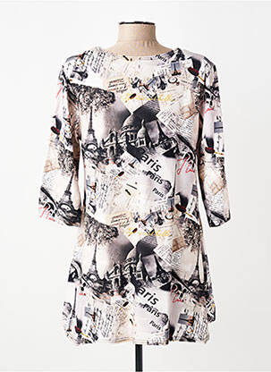 Ilgų rankovių tunika col v bežinis OLIVER JUNG moteris