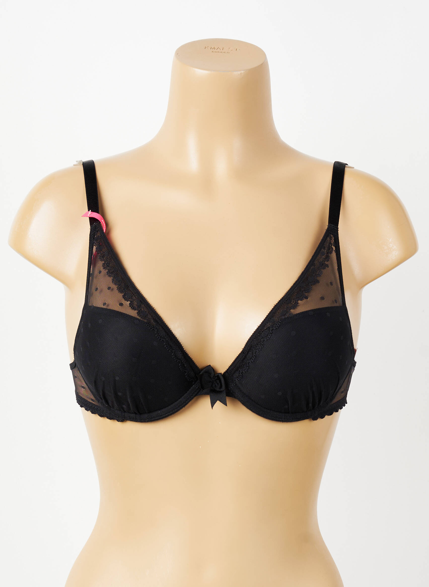 Liemenėlė push-up liemenėlė su aukštu palaikymu push-up liemenėlė su aukštu palaikymu juodas PASSIONATA moteris