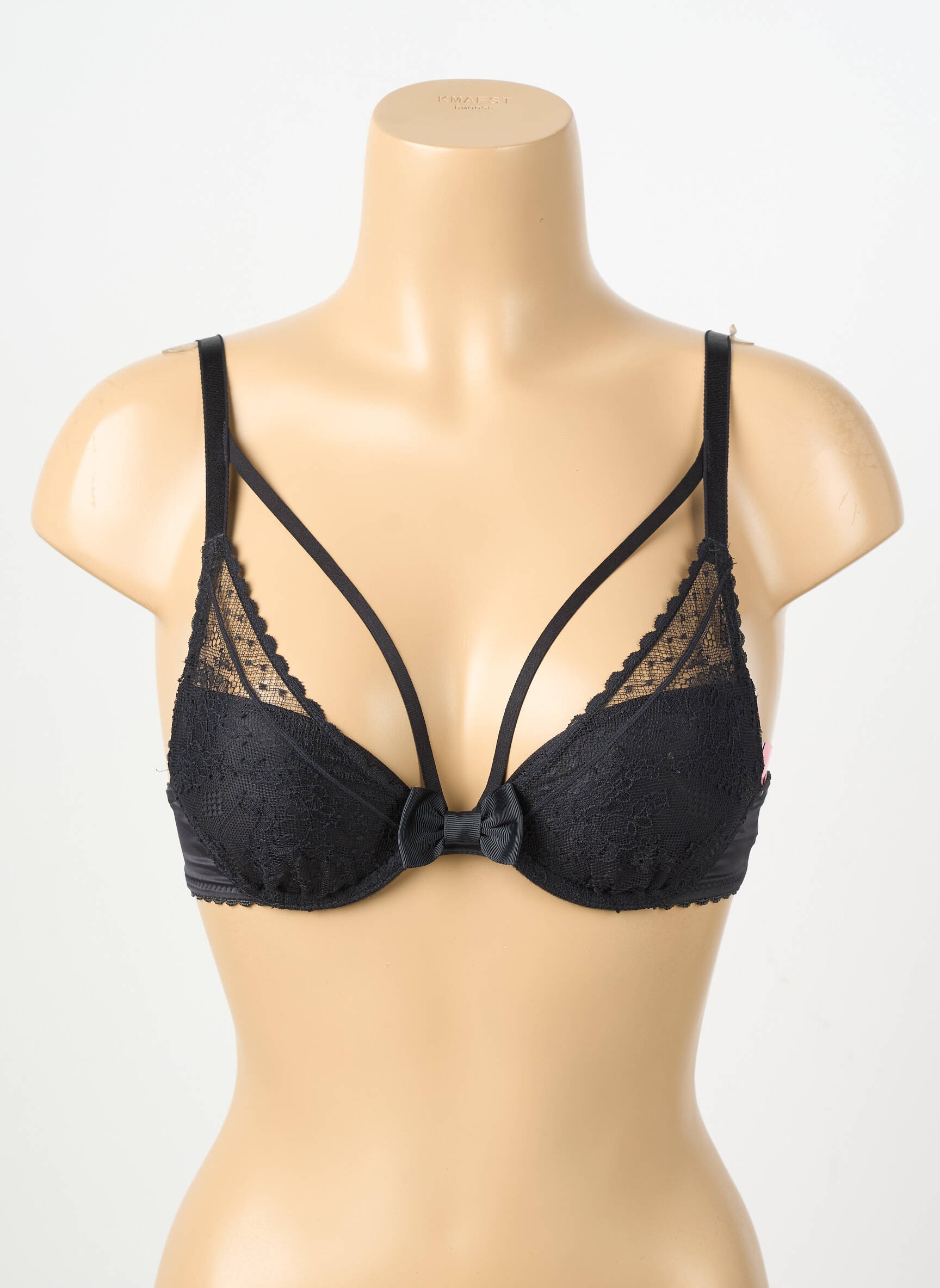 Liemenėlė push-up liemenėlė su aukštu palaikymu push-up liemenėlė su aukštu palaikymu juodas PASSIONATA moteris